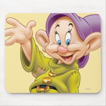 Dopey Waving Mouse Pad by SevenDwarfs at Zazzle