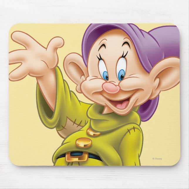 Dopey Waving Mouse Pad (Front)