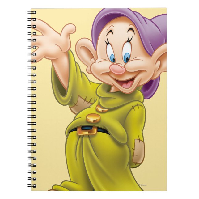 Dopey Waving Notebook (Front)