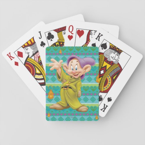 Dopey Waving Playing Cards