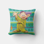 Dopey Waving Throw Pillow at Zazzle