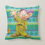 Dopey Waving Throw Pillow<br><div class="desc">Seven Dwarfs: Dopey</div>