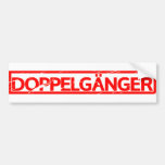 Doppelgänger Stamp Bumper Sticker