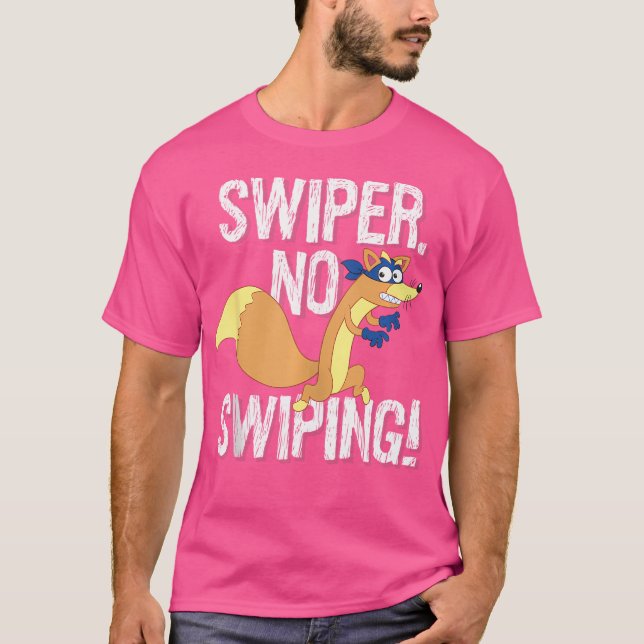 Dora The Explorer Swiper No Swiping Fox T-Shirt (Front)