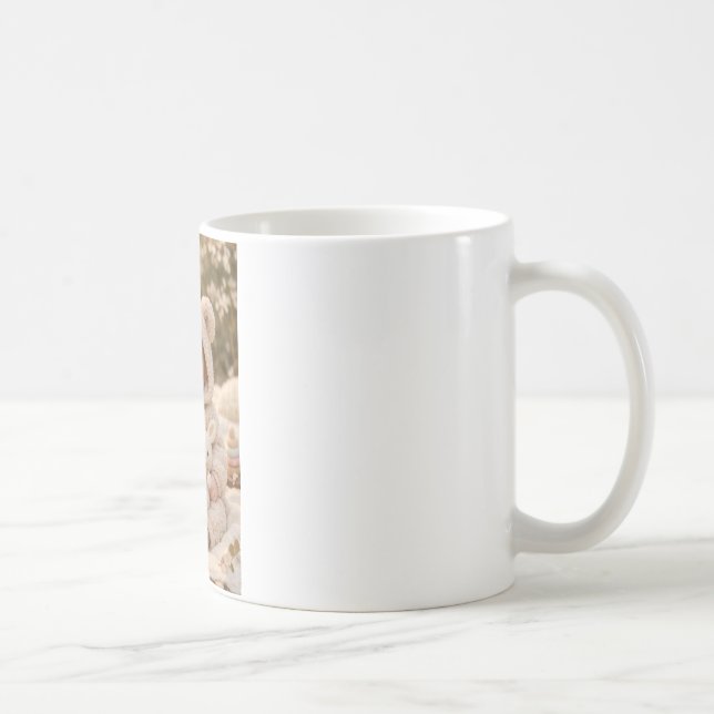 dorable Baby in Bear Outfit Coffee Mug (Right)