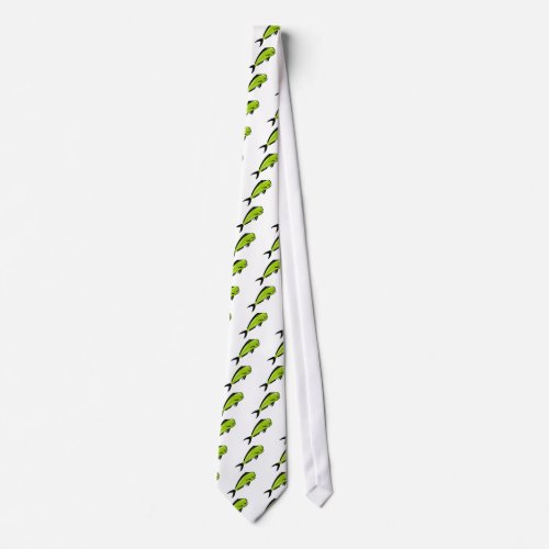 Dorado dolphin fish or mahi mahi jumping tie