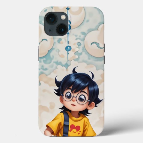 Doraemon Boy Style Theme Anime iPhone 13 Case