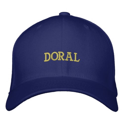 DORAL EMBROIDERED BASEBALL CAP