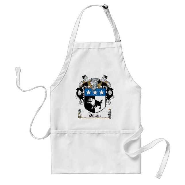Doran Family Crest Adult Apron (Front)