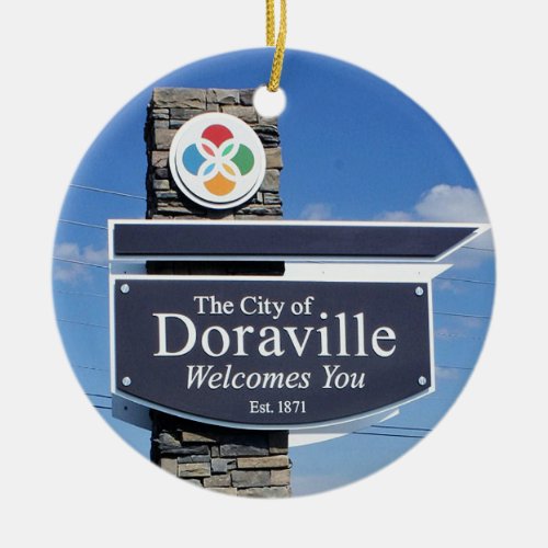 Doraville Doraville Georgia Doraville Ornament  Ceramic Ornament