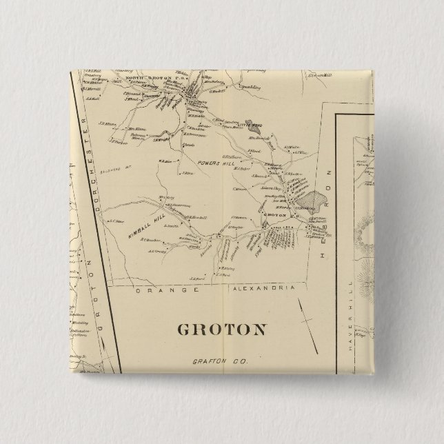 Dorchester, Groton, Benton Pinback Button (Front)
