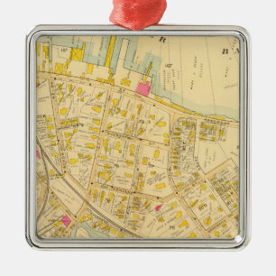 Dorchester, Massachusetts 3 Metal Ornament