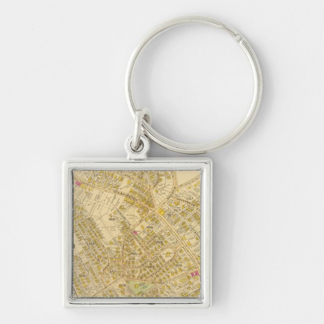 Dorchester, Massachusetts 4 Keychain (Front)