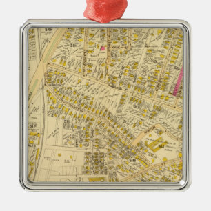 Dorchester, Massachusetts 7 Metal Ornament