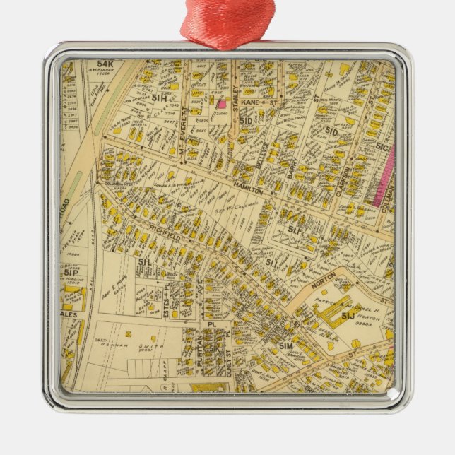 Dorchester, Massachusetts 7 Metal Ornament (Front)