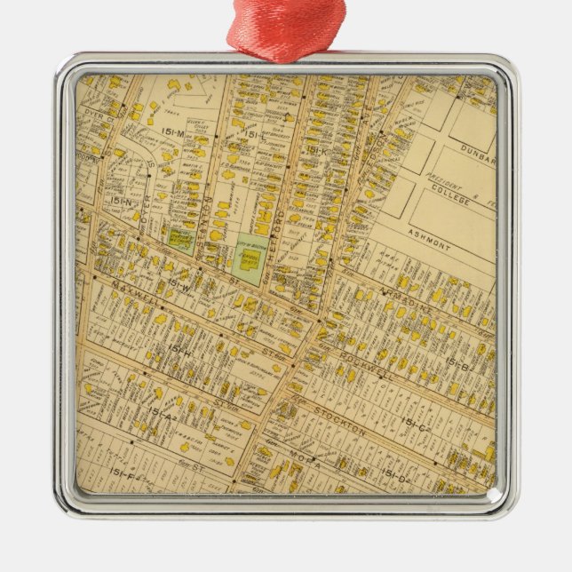 Dorchester, Massachusetts Metal Ornament (Front)