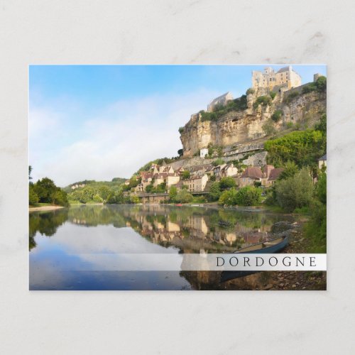 Dordogne and Beynac_et_Cazenac bar postcard