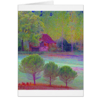 Dordogne Color Collage Cards