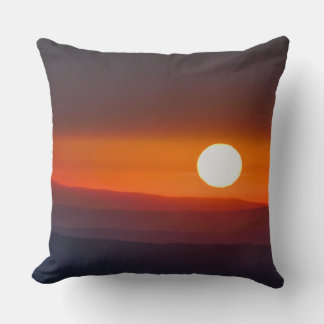 Dordogne Sunrise Throw Pillow