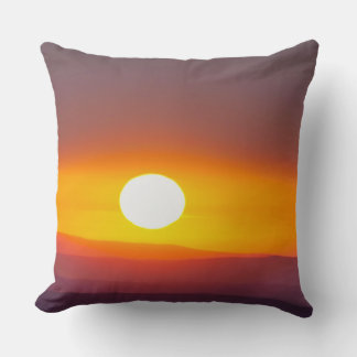 Dordogne Sunrise Throw Pillow
