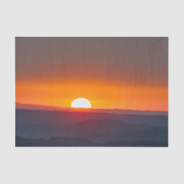 Dordogne Sunrise Tissue Paper (Front)