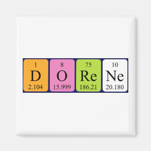 Dorene periodic table name magnet