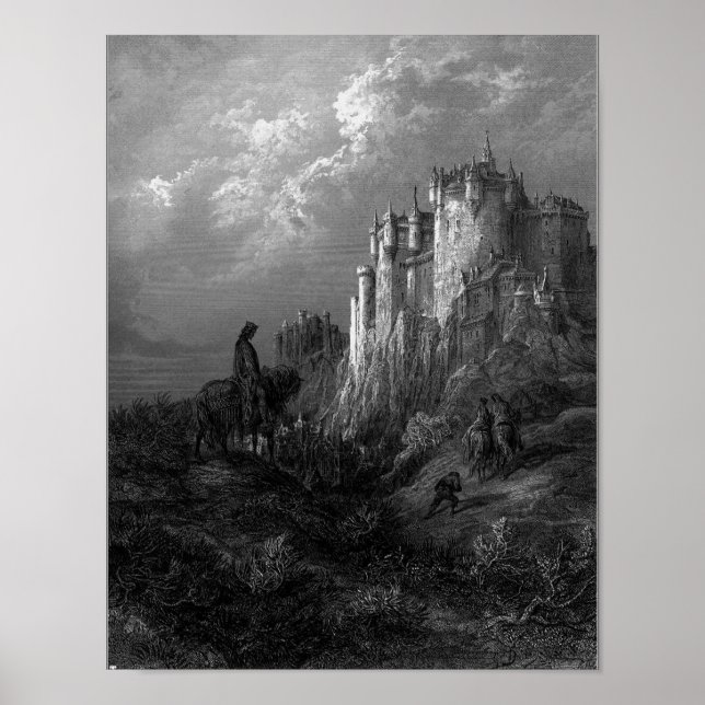 Doré's illustration of Camelot Poster (Front)