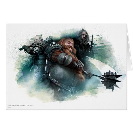 Dori, Bombur, & Oin Graphic Cards (Front Horizontal)