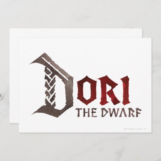 Dori Name (Front/Back)