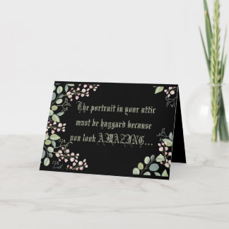 Dorian Gray Birthday Card