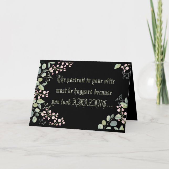 Dorian Gray Birthday Card (Front)