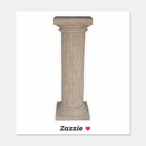 Doric Column Sticker