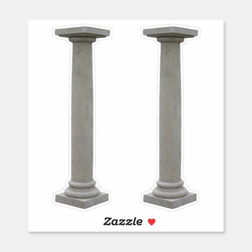 Doric Columns Sticker