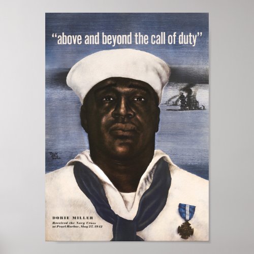 Dorie Miller _ Above And Beyond The Call Poster