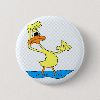 Doris Duck Pinback Button
