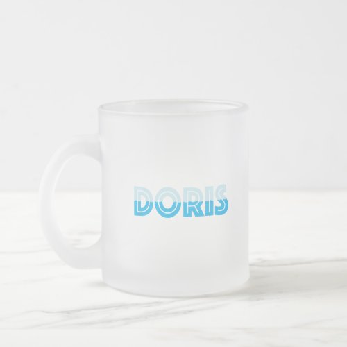 Doris Frosted Glass Coffee Mug