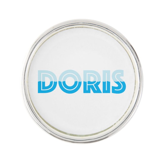 Doris Lapel Pin (Front)