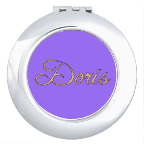 DORIS Name Branded Gift for Women Compact Mirror
