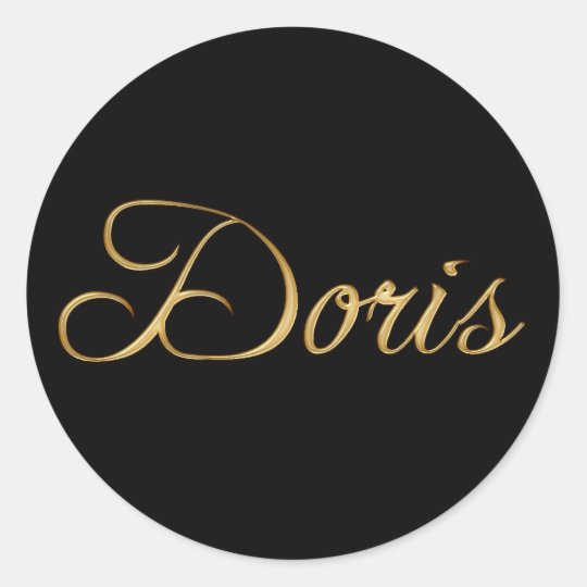 DORIS Name Branded Personalised Gift Stickers | Zazzle.com