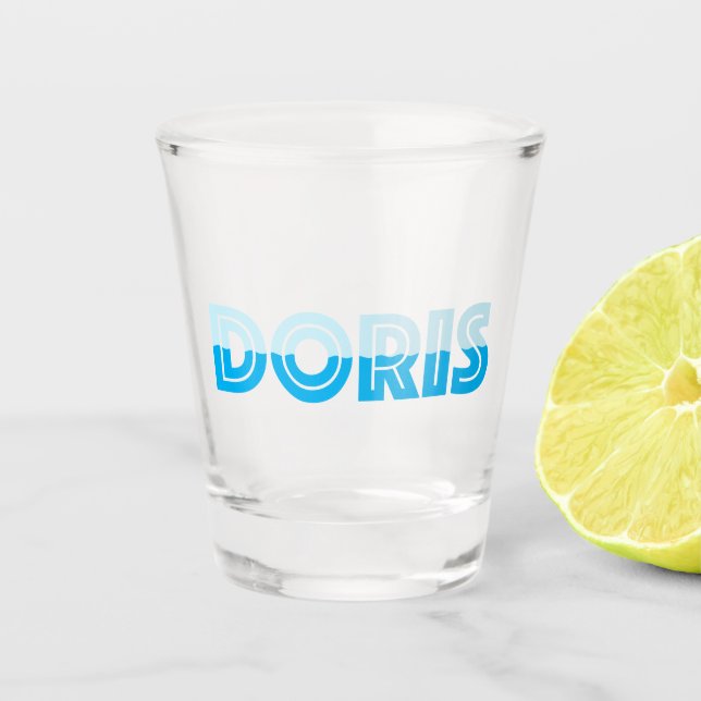 Doris Shot Glass (Front)