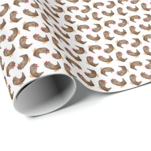 Doris the Dog's Toy Chicken Wrapping Paper