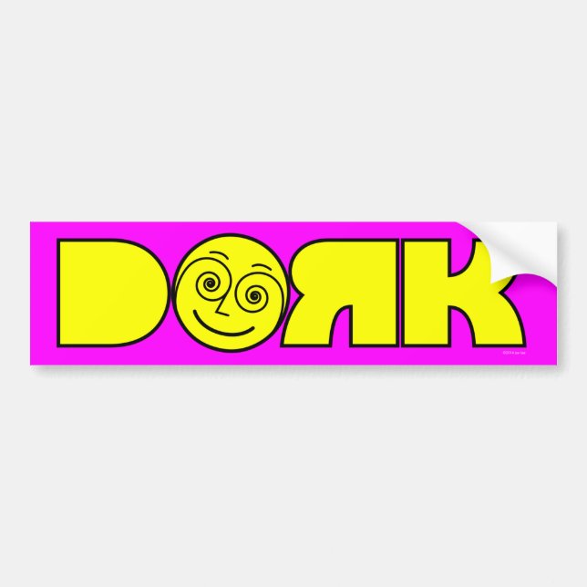 Dork bumper sticker (Front)