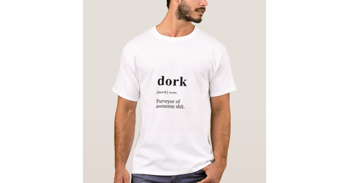 dork-definition-t-shirt-zazzle