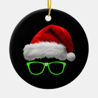 Dork Night Before Christmas Ceramic Ornament