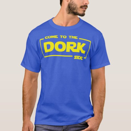 DORK SIDE geek nerd funny computer joke coding T_Shirt
