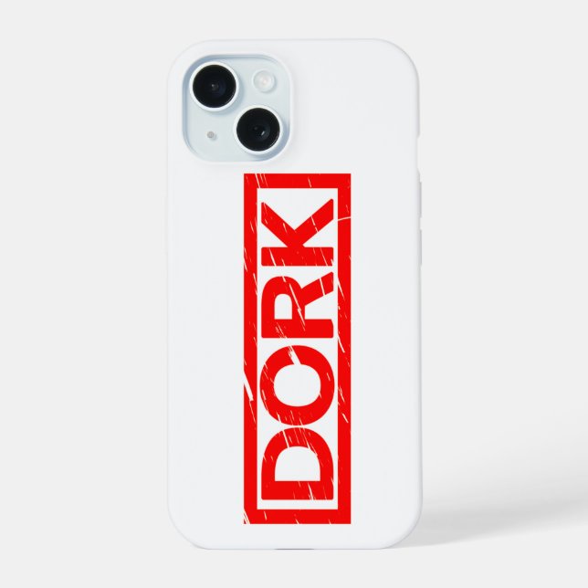 Dork Stamp Iphone Case (Back)
