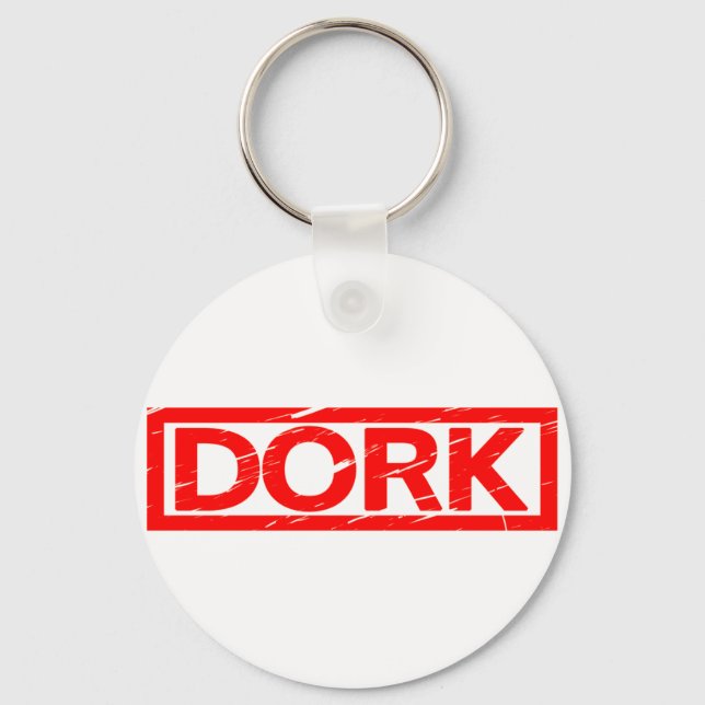Dork Stamp Keychain (Front)