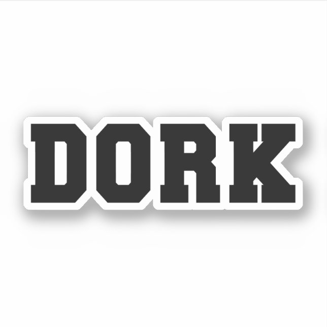 DORK STICKER (Front)