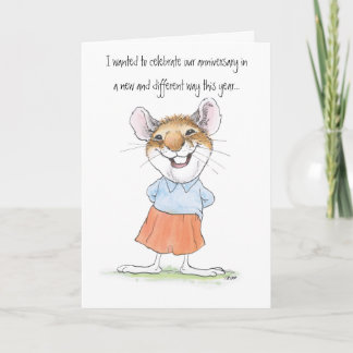 Dorky Anniversary Mouse Card