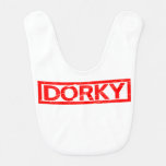 Dorky Stamp Baby Bib